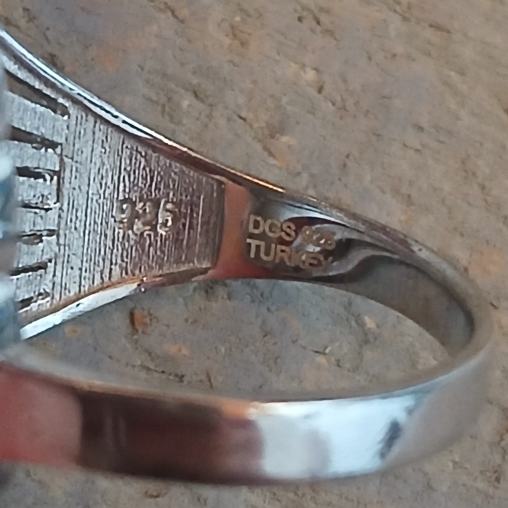 Sterling Silver Feather Wing Fan Ring Statement Ring Size 11 - Picture 12 of 16